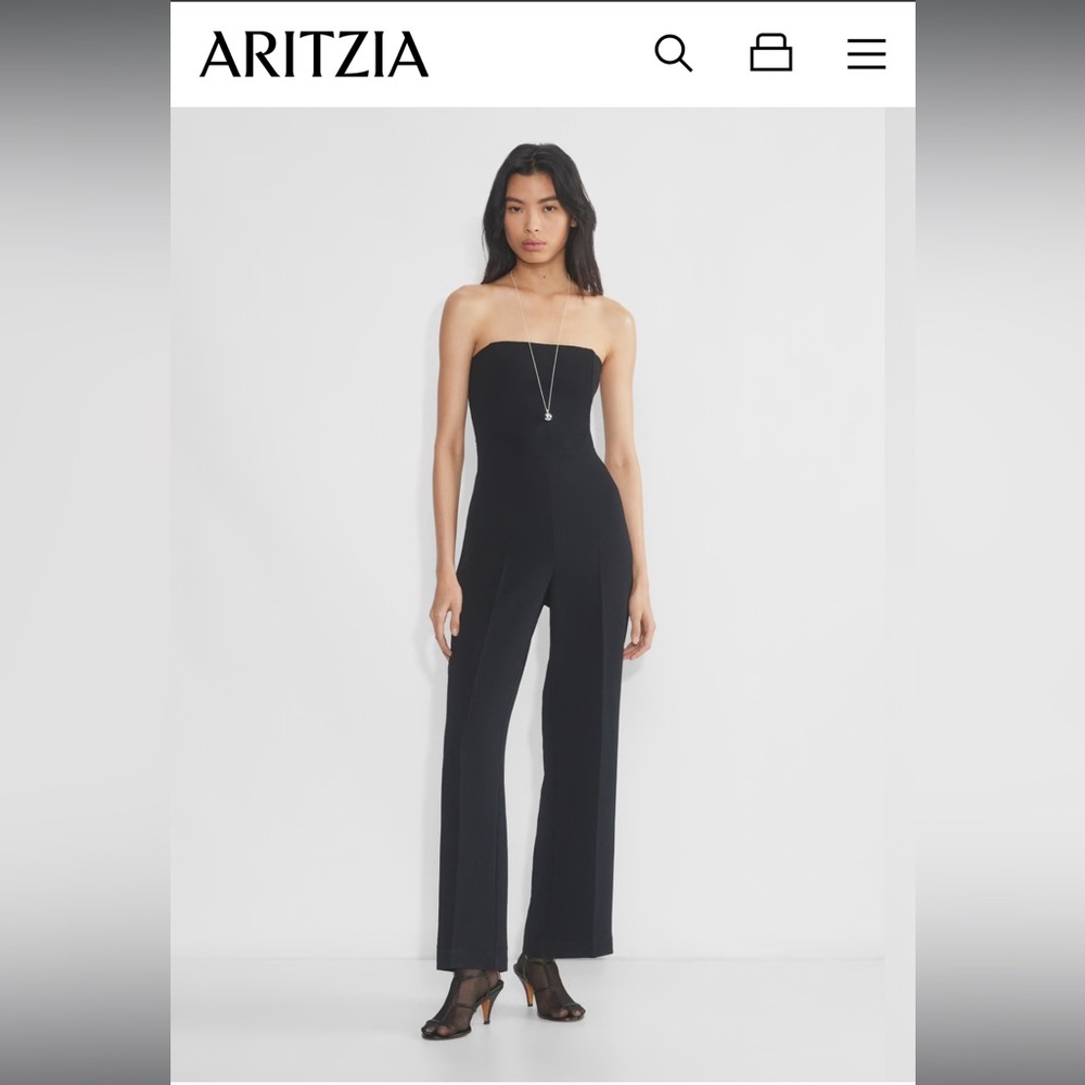 Aritzia Wilfred Endless Jumpsuit Black Size 6 *Like New*